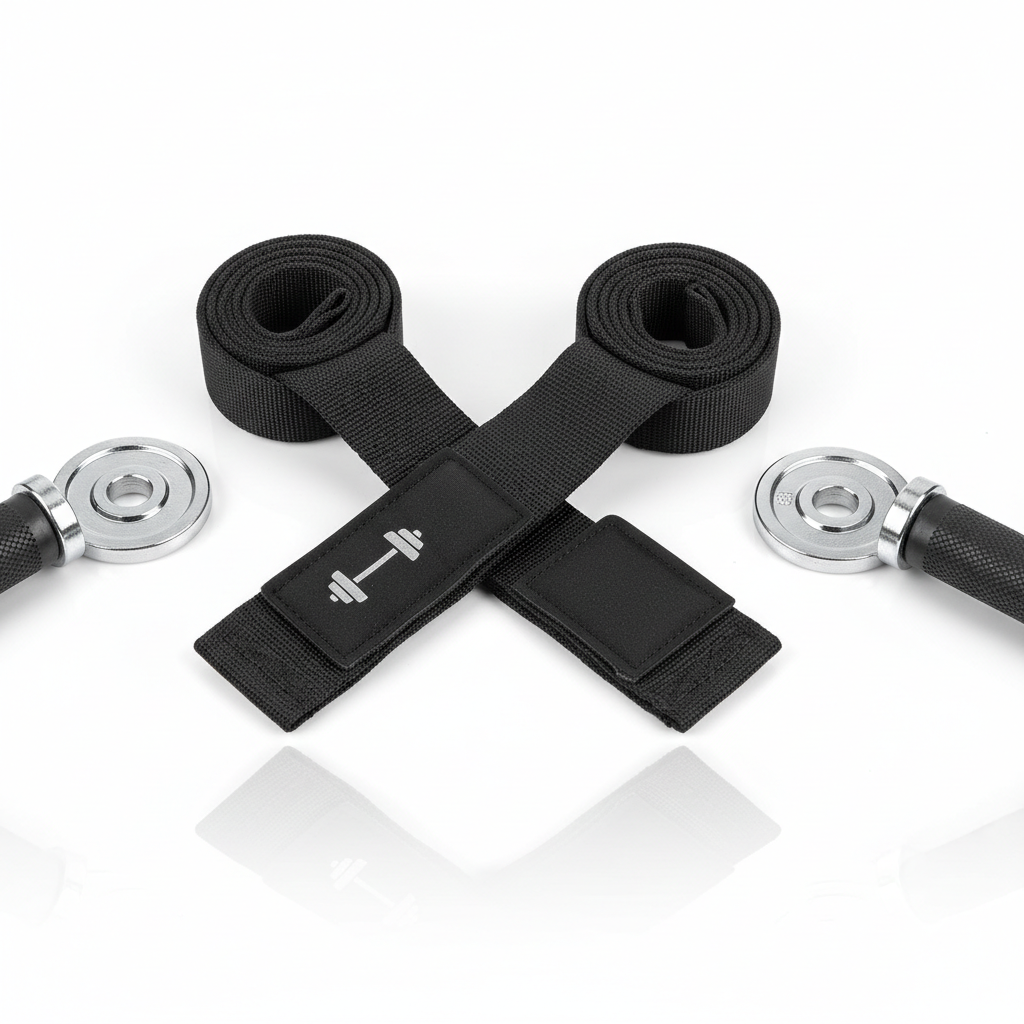 GymReaper Lifting Straps on white background